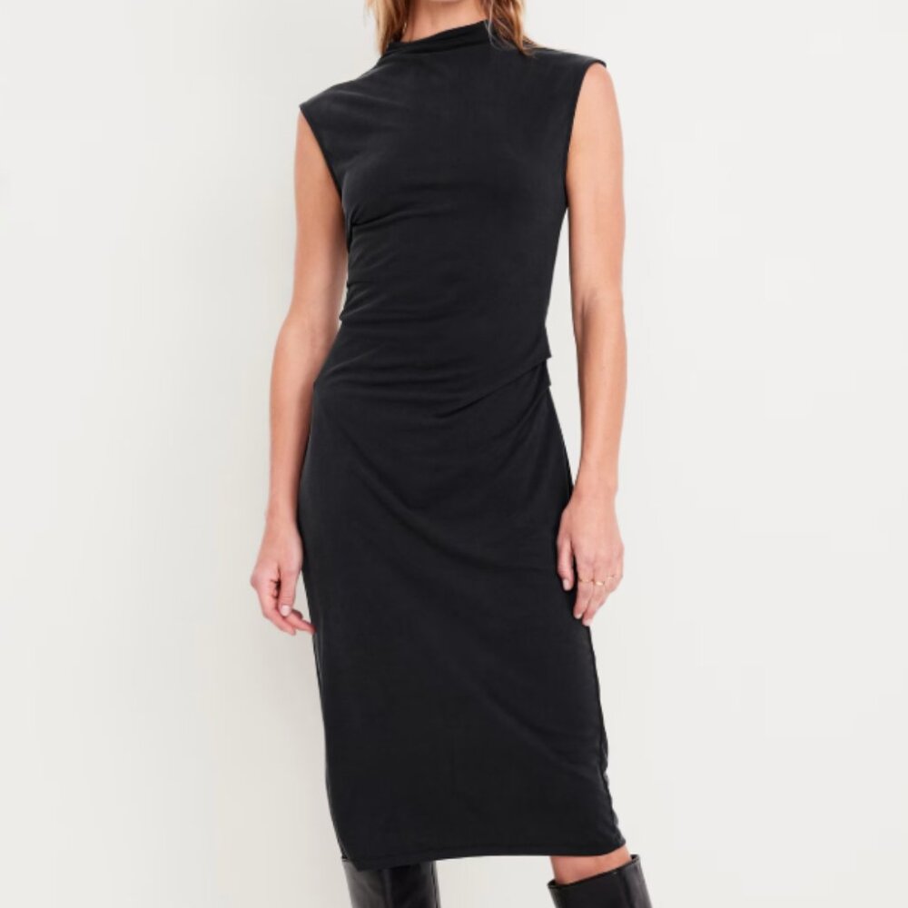 NWT Old Navy Ruched Midi Dress, XXL Petite